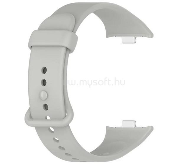 GIGAPACK Smart Band 10 Pro NFC / Band 10 Pro / Redmi Watch 6 NFC GIGAPACK Pótszíj egyedi méret, szilikon, VILÁGOSSZÜRKE