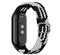 GIGAPACK Xiaomi Smart Band 10 / Smart Band 9 / Band 8 GIGAPACK Pótszíj egyedi méret, szőtt minta, FEKETE/FEHÉR GP-149542 small