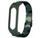 GIGAPACK Xiaomi Mi Band 6 / Mi Band 5 / MI Band 4 GIGAPACK Pótszíj egyedi méret, terep minta, SÖTÉTZÖLD GP-110034 small