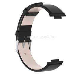 GIGAPACK Smart Band 10 Pro NFC / Band 10 Pro / Redmi Watch 6 NFC GIGAPACK Pótszíj egyedi méret, valódi bőr, FEKETE GP-155165 small