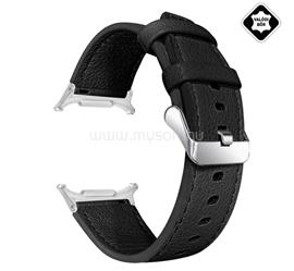 GIGAPACK Samsung Watch 8 Classic eSIM 46mm / 8 Classic 46mm / 8 eSIM 44mm GIGAPACK Pótszíj egyedi méret, valódi bőr, FEKETE GP-173936 small