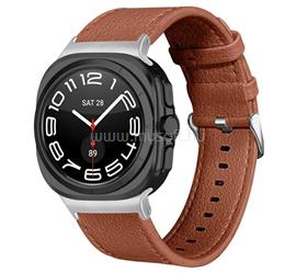 GIGAPACK Samsung Watch Ultra eSIM 47mm GIGAPACK Pótszíj egyedi méret, valódi bőr, KÁVÉBARNA GP-163536 small