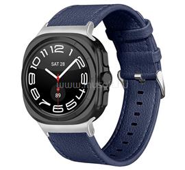 GIGAPACK Samsung Watch Ultra eSIM 47mm GIGAPACK Pótszíj egyedi méret, valódi bőr, SÖTÉTKÉK GP-163538 small