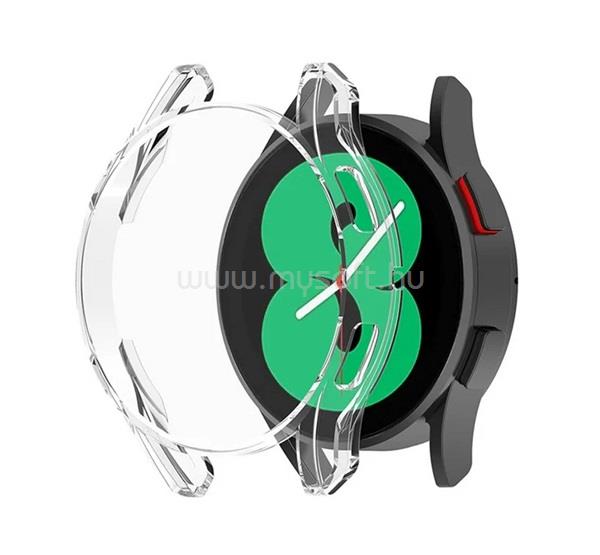 GIGAPACK Samsung Watch FE 40mm / 6 eSIM 40mm / 6 40mm GIGAPACK Szilikon keret BUMPER, ütésálló, ÁTLÁTSZÓ