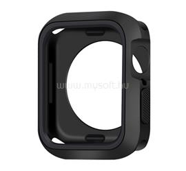 GIGAPACK Apple Watch Series 9 45mm / 8 45mm / 7 45mm GIGAPACK Szilikon keret BUMPER, ütésállóság, FEKETE GP-150999 small