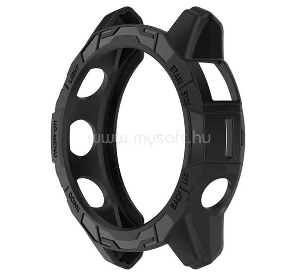 GIGAPACK Garmin Fenix E GIGAPACK Szilikon keret BUMPER, ütésállóság, FEKETE