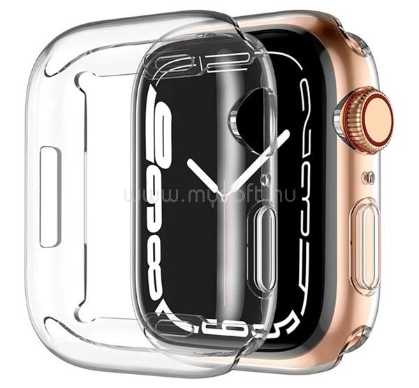 GIGAPACK Apple Watch Series 12 42mm GIGAPACK Szilikon keret ÁTLÁTSZÓ