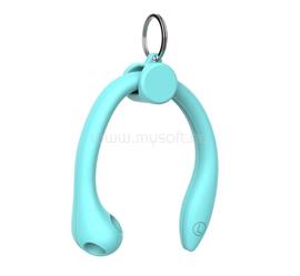 GIGAPACK GIGAPACK szilikon tartó fülkampó, Apple AirPods/Airpods 2/Airpods Pro/Freebuds 3 kompatibilis, CYAN GP-100450 small