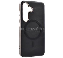 GIGAPACK Samsung A37 5G GIGAPACK Szilikon telefonvédő ECO bőr hatású hátlap, prémium, FEKETE GP-182827 small