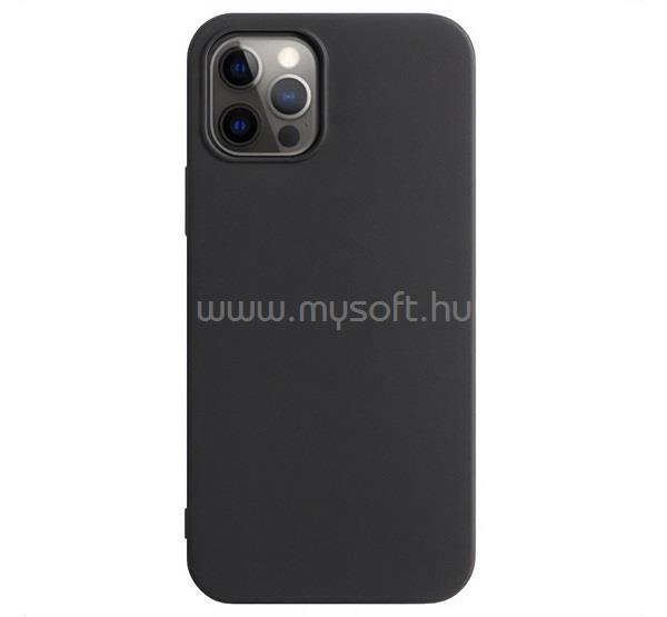 GIGAPACK iPhone 14 Plus GIGAPACK Szilikon telefonvédő matt FEKETE