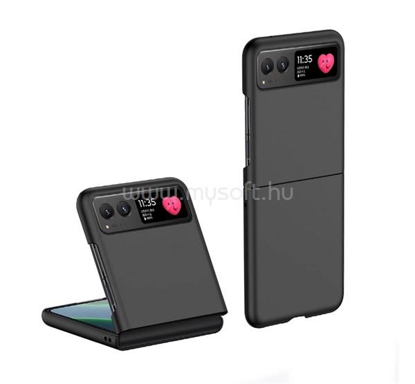 GIGAPACK Motorola Razr 40 5G GIGAPACK Szilikon telefonvédő matt FEKETE