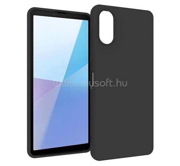 GIGAPACK Sony Xperia 10 VI GIGAPACK Szilikon telefonvédő matt FEKETE