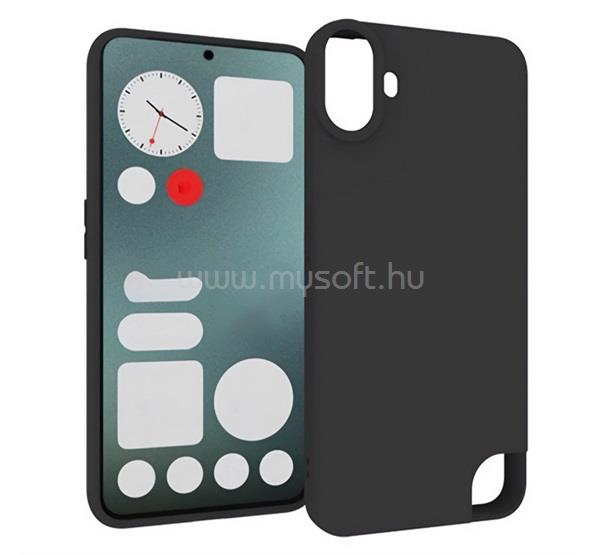 GIGAPACK Nothing CMF Phone 1 GIGAPACK Szilikon telefonvédő matt FEKETE