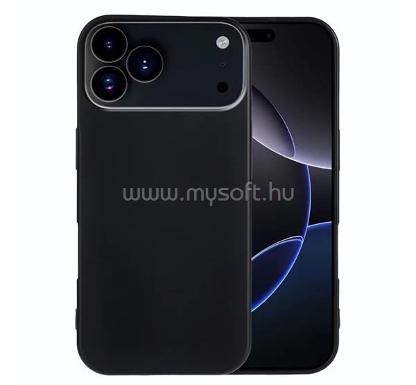 GIGAPACK iPhone 17 Pro GIGAPACK Szilikon telefonvédő matt FEKETE