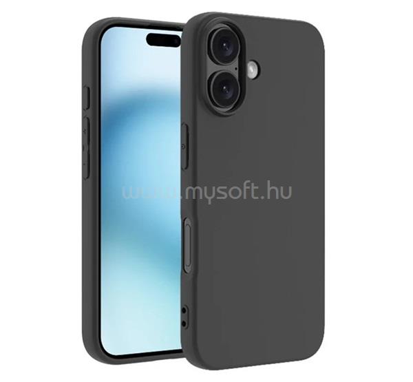 GIGAPACK iPhone 17 GIGAPACK Szilikon telefonvédő matt FEKETE