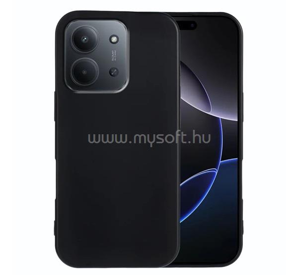 GIGAPACK Redmi 15C 5G / 15C 4G GIGAPACK Szilikon telefonvédő matt FEKETE