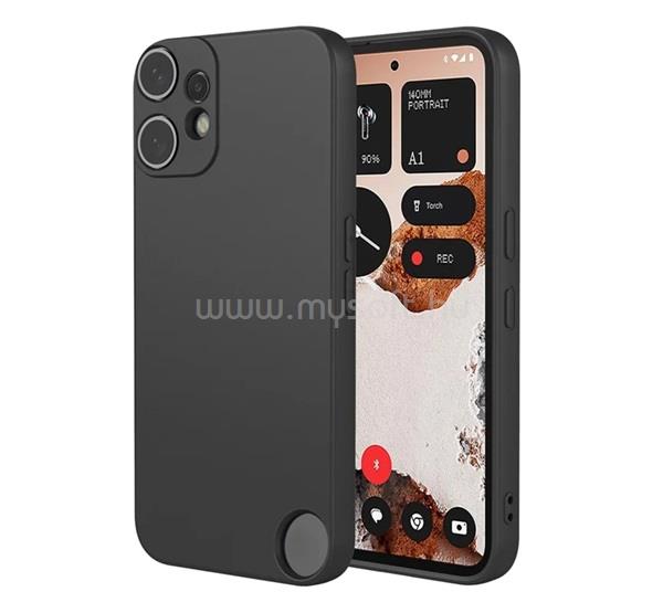 GIGAPACK Nothing CMF Phone 2 Pro GIGAPACK Szilikon telefonvédő matt FEKETE