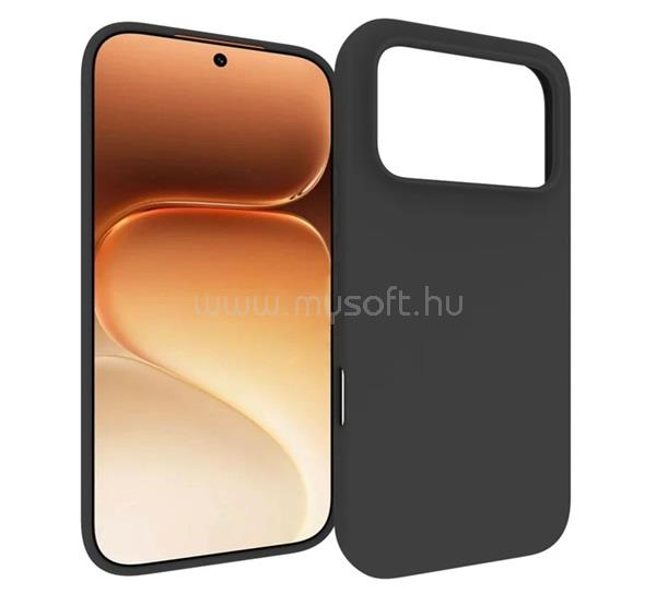 GIGAPACK Honor 600 Pro GIGAPACK Szilikon telefonvédő matt FEKETE