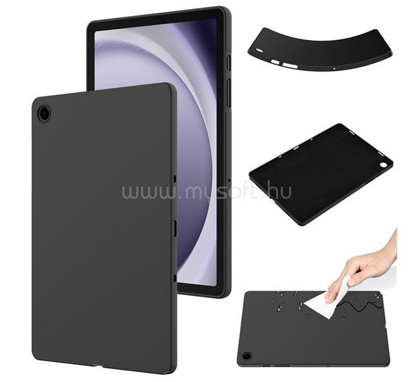 GIGAPACK Samsung Tab A11 Plus LTE / Tab A11 Plus WIFI GIGAPACK Szilikon telefonvédő matt FEKETE