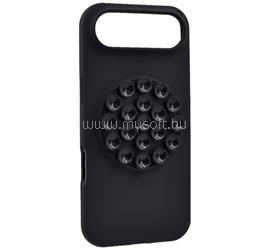 GIGAPACK iPhone Air GIGAPACK Szilikon telefonvédő matt, tapadókorong, FEKETE GP-187381 small