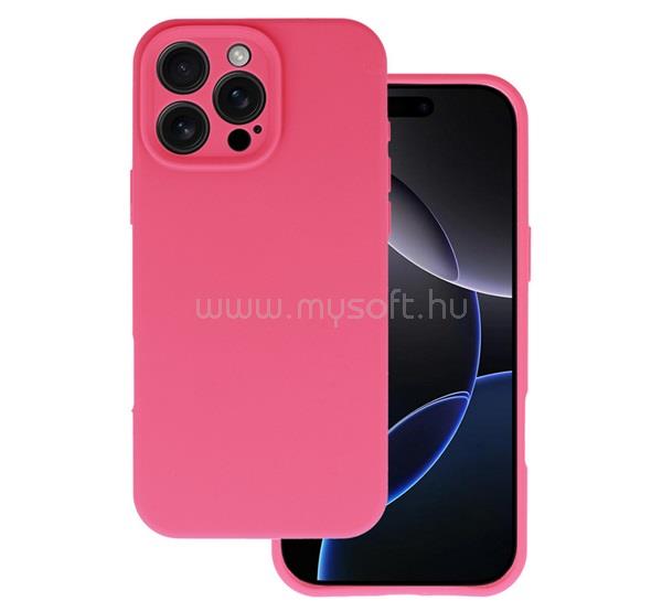 GIGAPACK iPhone 16 Pro GIGAPACK Szilikon telefonvédő matt, prémium, MAGENTA