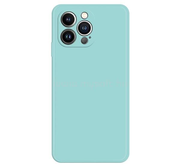 GIGAPACK iPhone 16 Pro GIGAPACK Szilikon telefonvédő matt, prémium, MENTAZÖLD