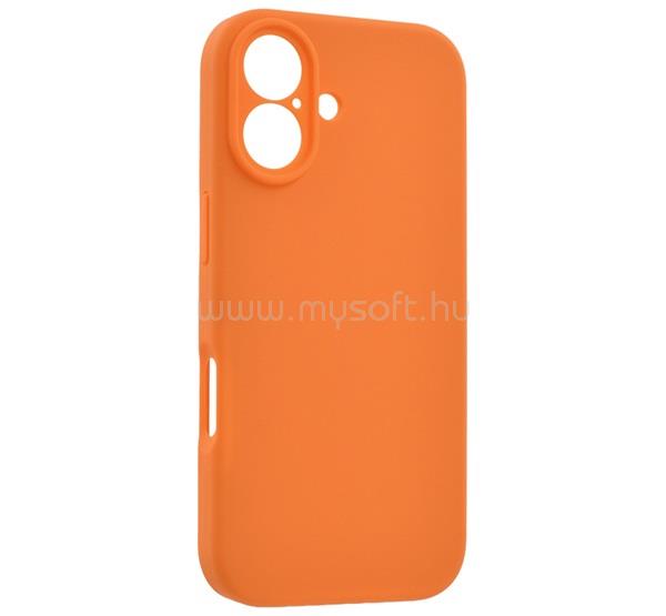 GIGAPACK iPhone 17 GIGAPACK Szilikon telefonvédő matt, prémium, NARANCSSÁRGA