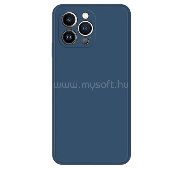 GIGAPACK iPhone 16 Pro GIGAPACK Szilikon telefonvédő matt, prémium, SÖTÉTKÉK