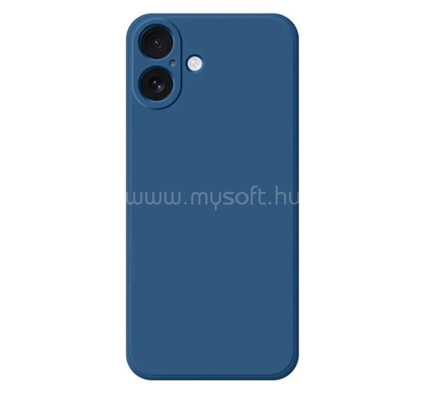 GIGAPACK iPhone 17 GIGAPACK Szilikon telefonvédő matt, prémium, SÖTÉTKÉK