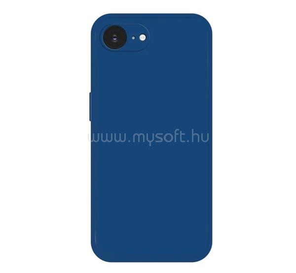 GIGAPACK iPhone 17e / 16e GIGAPACK Szilikon telefonvédő matt, prémium, SÖTÉTKÉK
