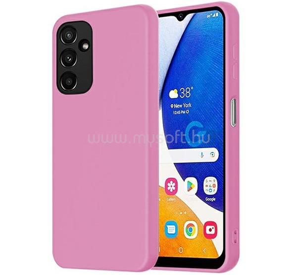 GIGAPACK Samsung A14 4G / A14 5G GIGAPACK Szilikon telefonvédő matt RÓZSASZÍN