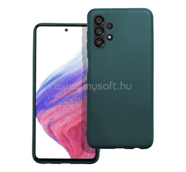 GIGAPACK Samsung A13 4G GIGAPACK Szilikon telefonvédő matt SÖTÉTZÖLD