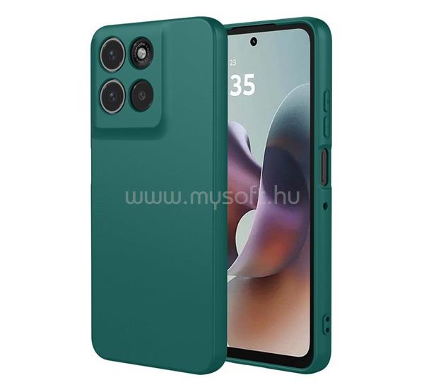 GIGAPACK Motorola Moto G56 5G GIGAPACK Szilikon telefonvédő matt SÖTÉTZÖLD