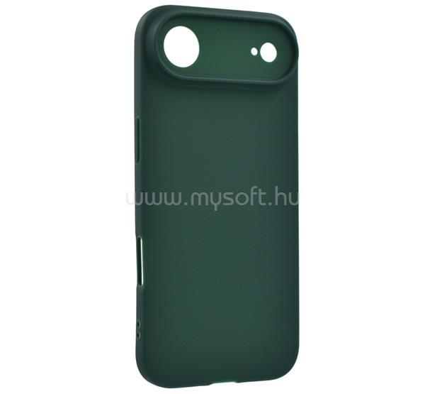 GIGAPACK iPhone Air GIGAPACK Szilikon telefonvédő matt SÖTÉTZÖLD