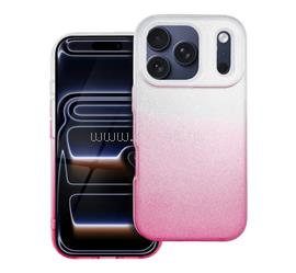 GIGAPACK iPhone 18 Pro / 17 Pro GIGAPACK Szilikon telefonvédő műanyag belső, csillogó hátlap, ÁTLÁTSZÓ/RÓZSASZÍN GP-195373 small