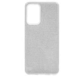 GIGAPACK Samsung A52s 5G / A52 5G / A52 4G GIGAPACK Szilikon telefonvédő műanyag belső, csillogó hátlap, EZÜST GP-106362 small