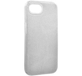 GIGAPACK iPhone 17e / 16e GIGAPACK Szilikon telefonvédő műanyag belső, csillogó hátlap, EZÜST GP-167541 small