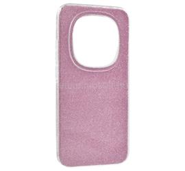 GIGAPACK Redmi Note 15 Pro 5G GIGAPACK Szilikon telefonvédő műanyag belső, csillogó hátlap, RÓZSASZÍN GP-180553 small