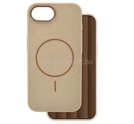 GIGAPACK iPhone 17e / 16e GIGAPACK Szilikon telefonvédő műanyag hátlap, csillogó, BARNA GP-171505 small