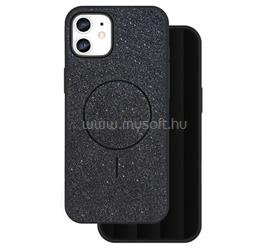 GIGAPACK iPhone 11 GIGAPACK Szilikon telefonvédő műanyag hátlap, csillogó, FEKETE GP-171518 small