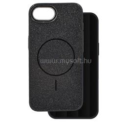 GIGAPACK iPhone 17e / 16e GIGAPACK Szilikon telefonvédő műanyag hátlap, csillogó, FEKETE GP-171519 small