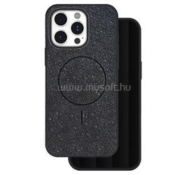 GIGAPACK iPhone 16 Pro GIGAPACK Szilikon telefonvédő műanyag hátlap, csillogó, FEKETE GP-171521 small