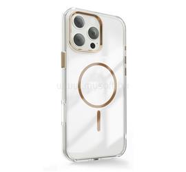 GIGAPACK iPhone 16 Pro GIGAPACK Szilikon telefonvédő műanyag hátlap, légpárnás sarok, ARANY GP-177252 small