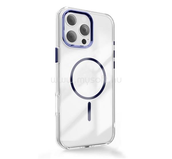 GIGAPACK iPhone 14 Pro GIGAPACK Szilikon telefonvédő műanyag hátlap, légpárnás sarok, SÖTÉTKÉK