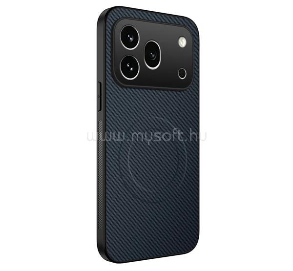 GIGAPACK Honor 600 Pro GIGAPACK Szilikon telefonvédő műanyag hátlap, mágneses, SÖTÉTKÉK