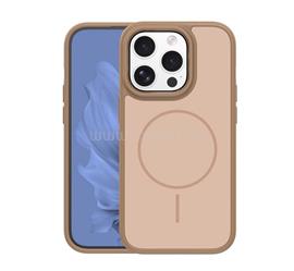 GIGAPACK iPhone 14 Pro GIGAPACK Szilikon telefonvédő műanyag hátlap, MagSafe, BARNA GP-181501 small
