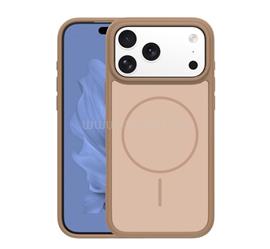 GIGAPACK iPhone 18 Pro / 17 Pro GIGAPACK Szilikon telefonvédő műanyag hátlap, MagSafe, BARNA GP-181509 small