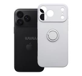 GIGAPACK iPhone 18 Pro Max / 17 Pro Max GIGAPACK Szilikon telefonvédő tartógyűrű, kameravédő, EZÜST GP-198394 small