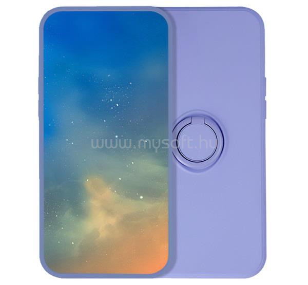 GIGAPACK Samsung A37 5G GIGAPACK Szilikon telefonvédő tartógyűrű, kameravédő, LILA