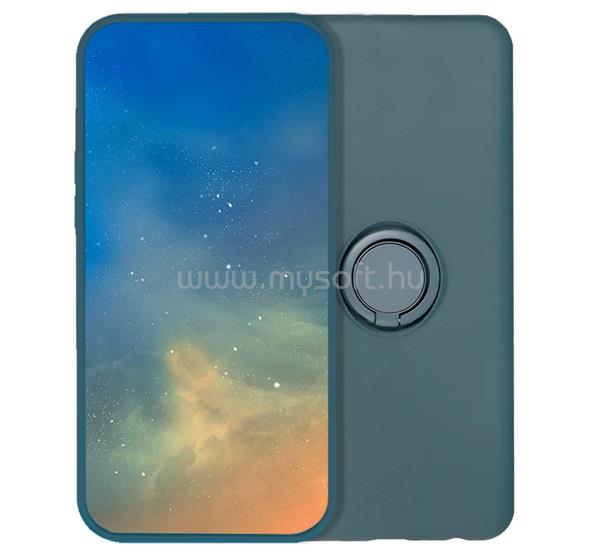 GIGAPACK Samsung A18 5G / A18 4G / A17 4G GIGAPACK Szilikon telefonvédő tartógyűrű, kameravédő, SÖTÉTZÖLD